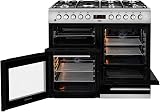 Beko KDVF100X Freestanding Dual Fuel Range Cooker Stainless Steel view 2