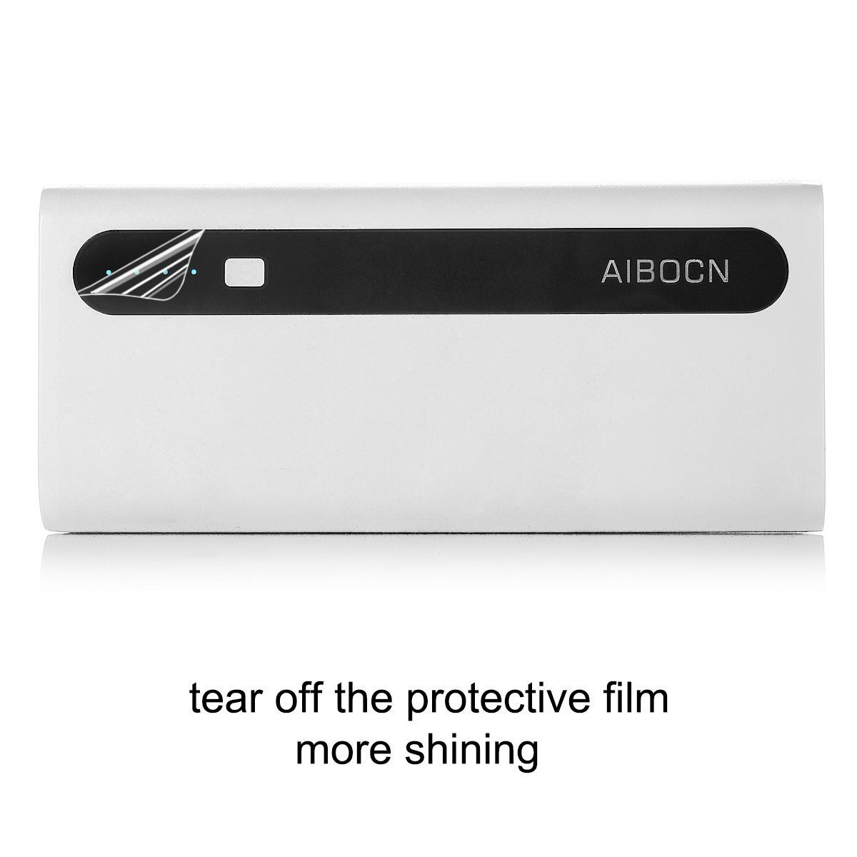 Aibocn Slim Power Bank 10000mAh, USB Portable Charger Compact 10000 Power Pack with Flashlight, Dual USB Ports External Battery Pack for Mobile Phones and Tablet