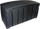 STAR SUPPLIES 322 Litre Outdoor Garden Storage Box Butterfly Lid view 1