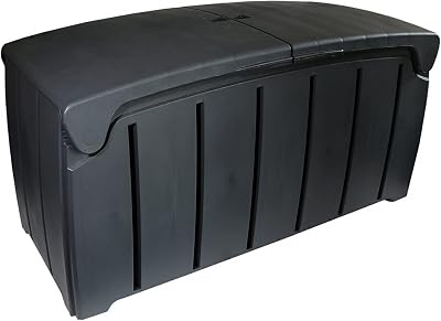 STAR SUPPLIES 322 Litre Outdoor Garden Storage Box Butterfly Lid