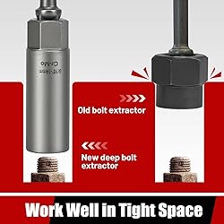 16pcs Bolt Extractor Kit, Stripped Bolt Extractor