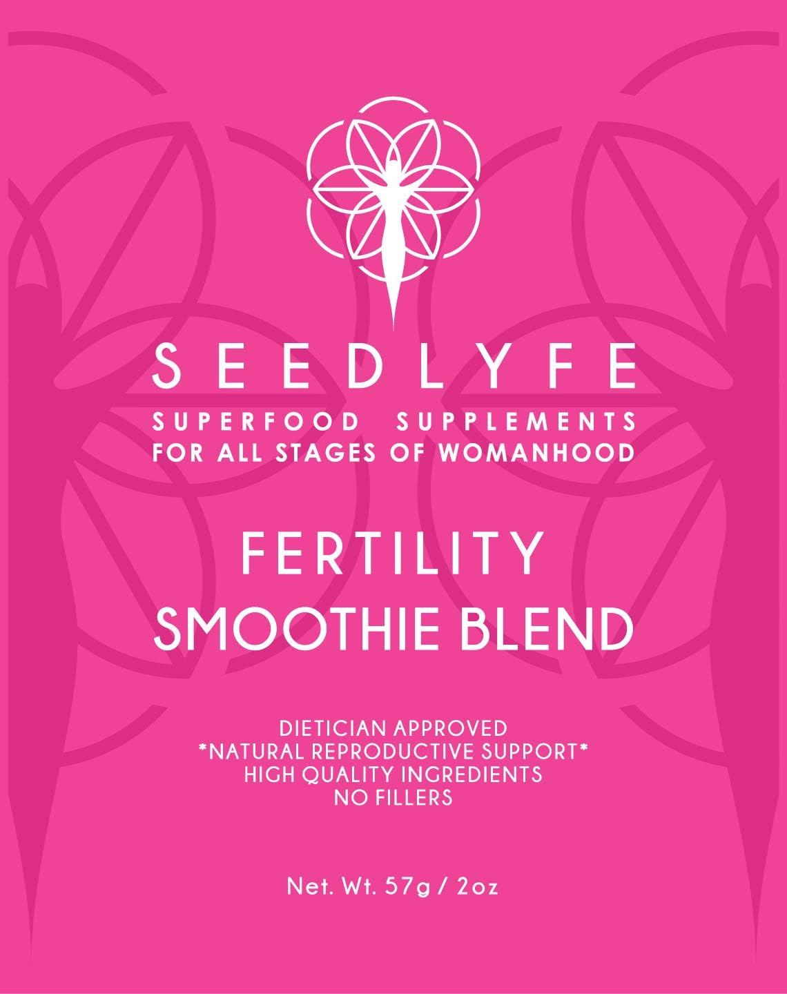 Seedlyfe Fertility Smoothie Blend for Women & Men 57 Grams: Health & Personal Care