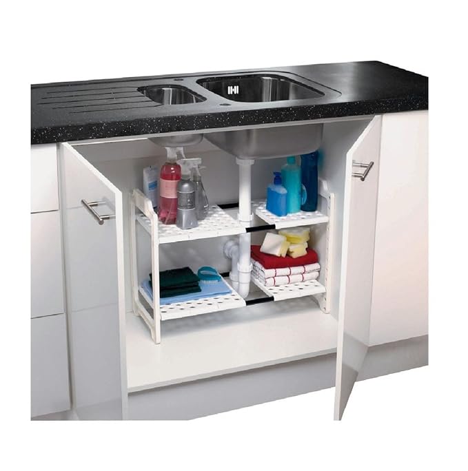 Addis Under Sink Storage Unit White. Made from plastic. 10