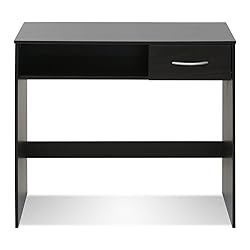 FURINNO JAYA Computer Study Desk with Drawer, Brown