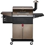 Z GRILLS ZPG-600D 2021 New Model Wood Pellet Grill & Smoker 8 in 1 BBQ Grill Auto Temperature Control, 573 sq.in. ,Cooking Ca