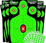 EasyShot Silhouette Shooting Targets Neon Green 18” X 12” - Easily See Your Shots Land - Premium Targets for Shooting at Our Lowest Price.
