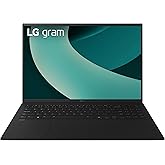 LG gram 16-inch Thin and Lightweight Laptop, Windows 11 Home, AI-Enabled Intel Evo Edition Powered by Intel Core Ultra7(Series 2) 255H Processor, 32GB RAM, 1TB SSD, Obsidian Black