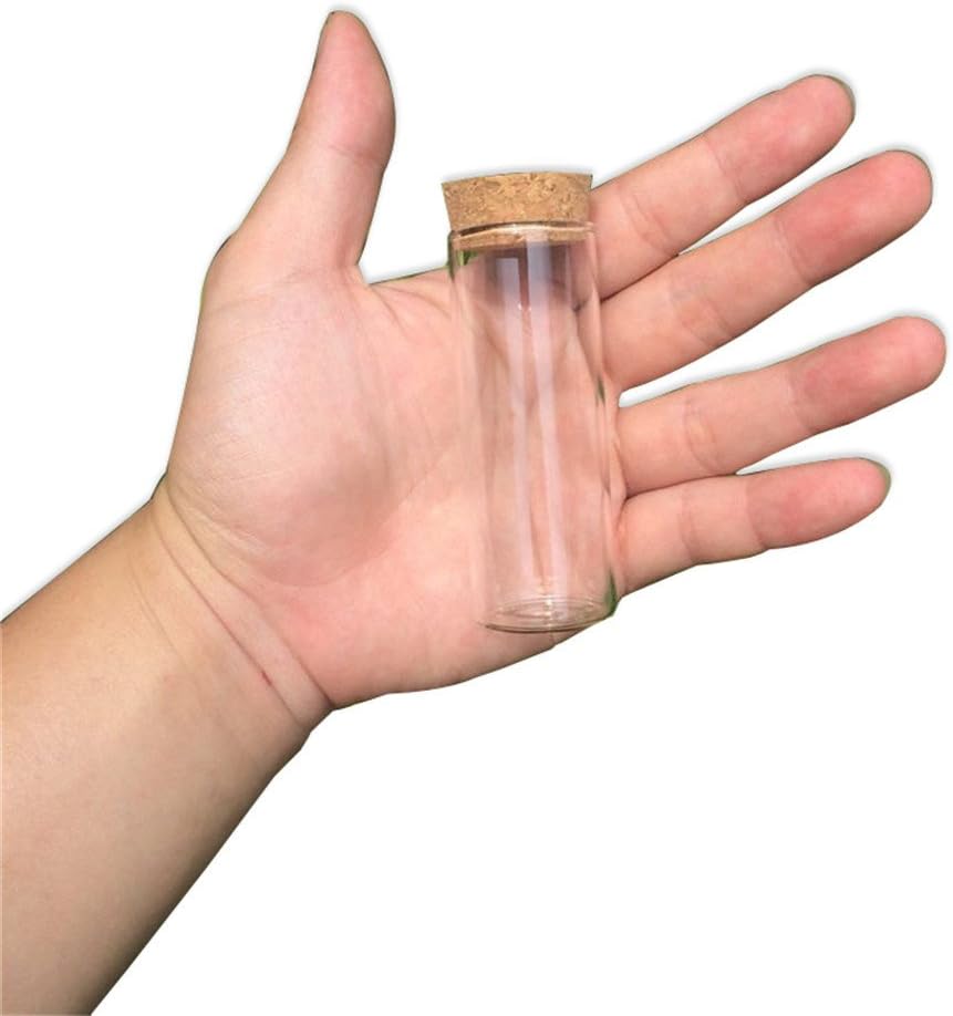 Jarvials 40ml Food Grade Transparent Test Tube Bottle with Cork for Storing Liquid, Licorice, Tea, Powder, Etc. (50, 40ml) - Image 4