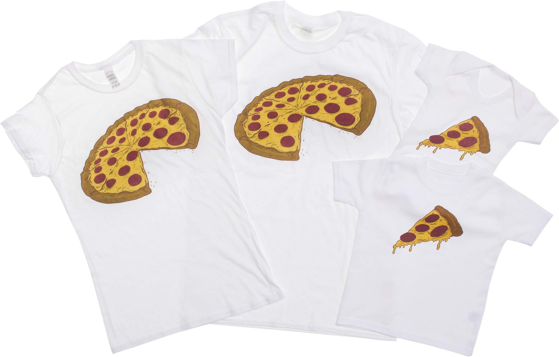 ART HUSTLEPizza Mens T Shirt (White, Dad
