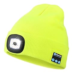 Bluetooth Beanie with Light, USB Rechargeable LED