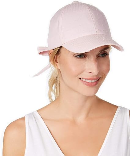 blush baseball cap