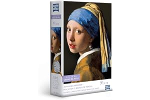 Toyster - Quebra-cabeça: Johannes Vermeer - Moça com Brinco de Pérola - 500 peças nano - Game Office