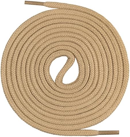 Mount Swiss© premium shoelace, round laces made of 100% cotton, tear-resistant, diameter 3 mm - 4 mm, 12 colours, length 45 - 200 cm.