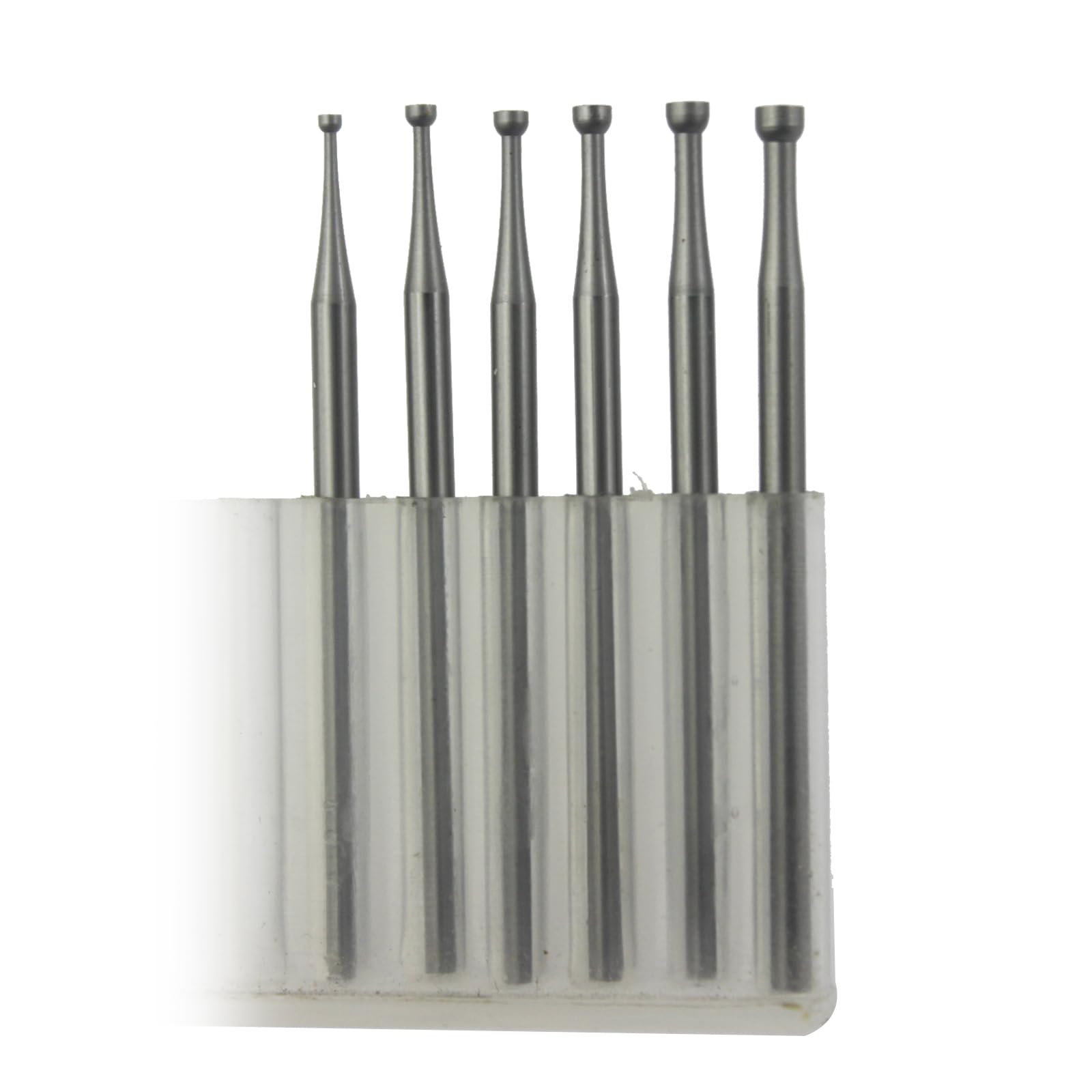 Photo 1 of ??? ?? 6 Pcs Round Cup Burr - 3/32'' Shank Jewelry Making Burs Wire Rounding Bits Wire Rounder for Lapidary 010-023