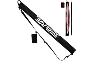 KUZKUZY Stay Chill Golf Beer Sleeve, 7 Can Insulated Golf Bag Cooler Sleeve Fits in Most Golf Bags Styles & Types, Beer Cooler for Golf Bag Keeps Beverages Cold on Golf Course,Fathers Gifts for Men