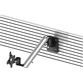 Cotytech VESA Mount for Slatwall w/Quick Release Spring Arm (5.5-17.6 lbs)