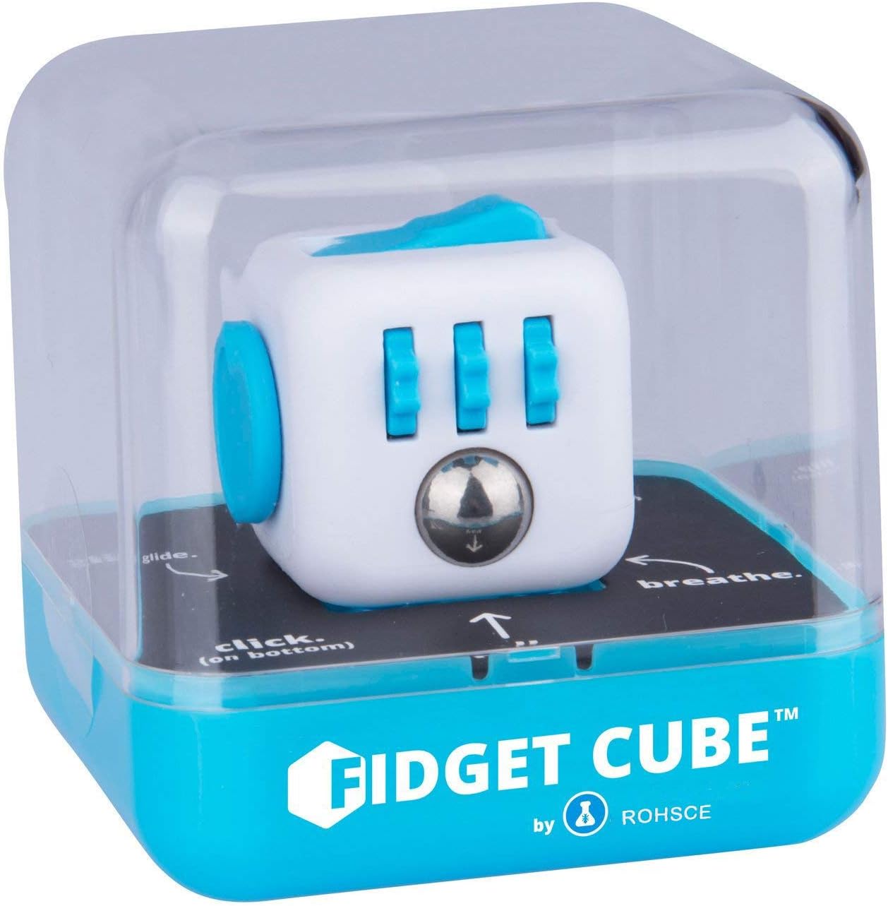 Fidget Cubes Spielzeug Original Cube Von Antsy Labs Blau Amazon De Spielzeug