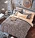 OWLHT 3 Pieces Bedding Sets for Unisex 100% Cotton 800TC 1 Duvet Cover and 2 Pillow Cases Included Starry Sky Constellation Patterns Queen Size