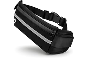 Pochete Slim Fitness Corrida Academia Porta Celular Bike Preta para Corrida de Trilha e Acampamento Masculina Feminina Impermeável Esportiva