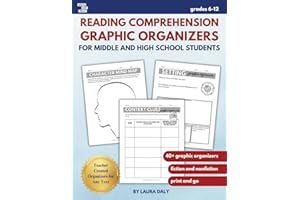 Reading Comprehension Graphic Organizers for Middle and High School Students (Grades 6-12)