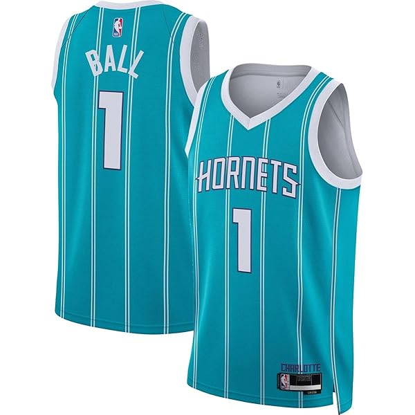 Amazon.com: Men's LaMelo Ball #2 Charlotte Hornets