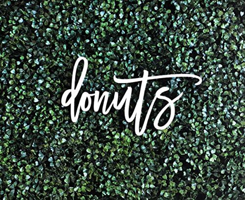 "Donuts" Wood Sign || donut bar wall decorations