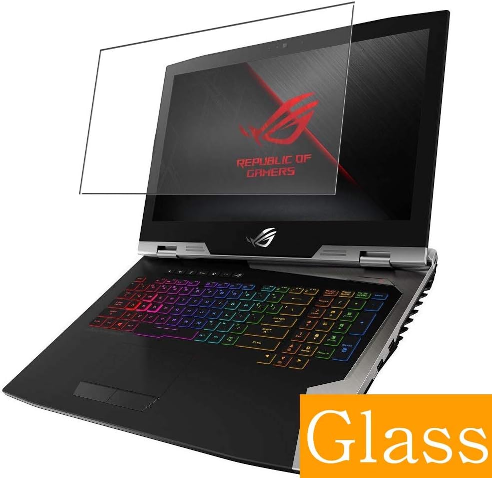 Synvy Tempered Glass Screen Protector for ASUS 17.3" Gaming Laptop ROG G703GI-I9G1080 Visible Area Protective Screen Film Protectors 9H Anti-Scratch Bubble Free
