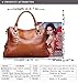 AINIMOER Womens Genuine Leather Vintage Tote Shoulder Bag Top-handle Crossbody Handbags Large Capacity Ladies' Purse