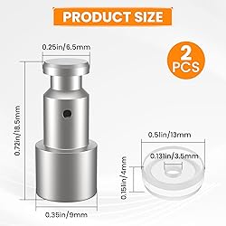 MARRTEUM 2 pcs Universal Replacement Floater and 4