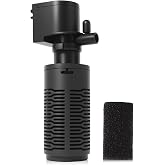 Aquarium Filter for 5-10 Gallon Tank &ndash; Ultra Quiet Submersible Filter Pump, 4W Energy Efficient, Adjustable Flow, Easy to Install, for Freshwater Fish and Small Aquariums