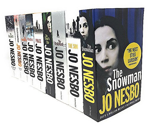 Jo Nesbo Collection 9 Books Set- (Police, The Son, The Leopard, Phantom, The Devil's Star, Cockroaches, The Snowman, The Redeemer, The Redbreast)