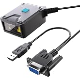 NetumScan 2D Fixed Mount Barcode Scanner Module RS232 DB9 | Embedded QR Code Data Matrix Reader, Auto Induction Scan Engine for Kiosk, ATM, Vending Machine, Self-Service Terminal