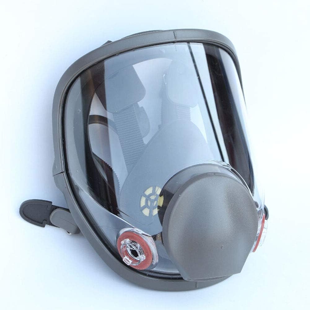 VIEUR 17 In 1 Suit Painting Spraying Chemcial Laboratories Respirator Gas Mask Same For 6800 Gas Mask Full Face Respirator,A