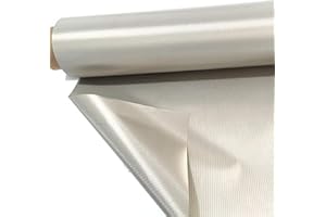 Amradield Waterproof Faraday Fabric 39"x43" Conductive Soft Metallic Copper Fabric Nickel Copper Material Influence 5G Signals WiFi Bluetooth Electromagnetic Prevention Indoor and Outdoor Water Proof