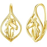 Horse Earrings for Women 925 Sterling Silver Horse Earrings Kentucky Derby Jewelry Gifts for Women
