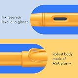 LAMY Safari Mango Fountain Pen F Nib Ergonomic Grip Blue Cartridge view 3