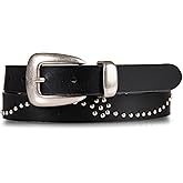 Lucky Brand Women's Western-Inspired Leather Belt | Classic | American Heritage | Casual | Vintage | Cowboy