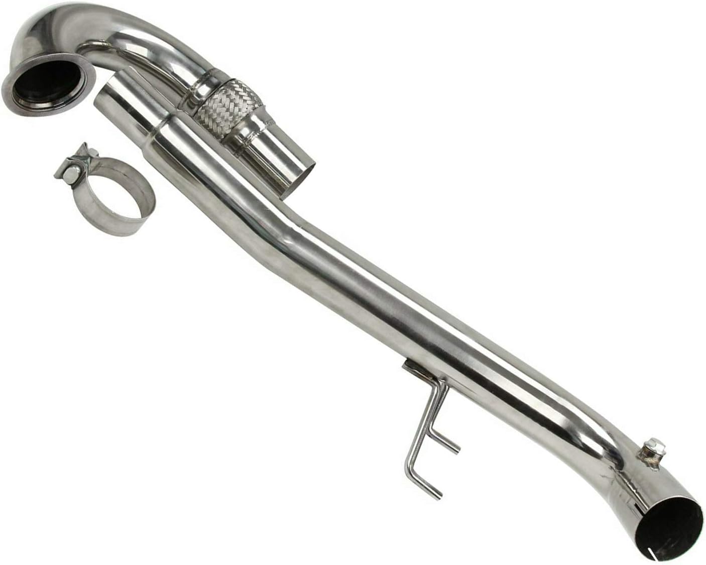 Fekuar 3" Stainless Steel Turbo Downpipe Bolt On for 2012 2013 2014 2015 VW Golf GTI 2.0T MK7