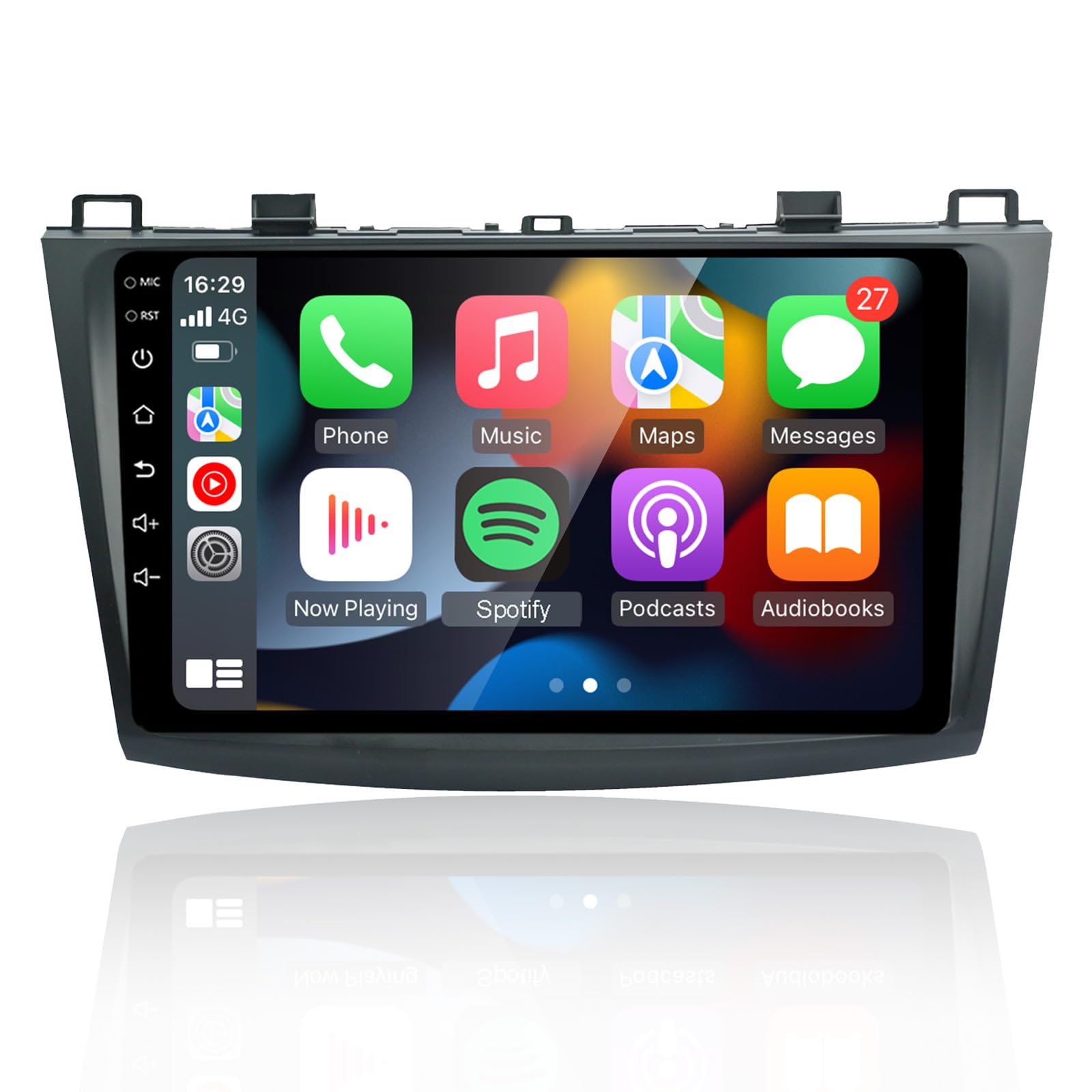 Ezonetronics Android 13 Car Radio for Mazda 3 2010-2013 Support Wireless Carplay Android Auto 9 inch Touch Screen GPS Navigation Bluetooth WIFI USB FM/RDS Mirror Link SWC FM/RDS Player 2G +32G