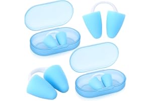 Relaxweex 2 Pack Nose Plugs for Swimming for Adults and Kids (Age 7-12), Waterproof Soft Silicone Swimming Protectors Nose Block Nostril Plugs for Swimmers Surfers Water Sports