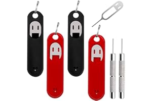 6 Pack SIM Card Removal Tool, Sim Card Tray Opening Tool Eject Pins Needle Opener Ejector Compatible with All iPhone Apple iP