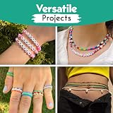 The Bead Shop Clear Elastic String 1mm 10m Bracelet Making Jewellery view 3