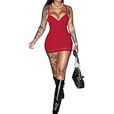 Sexy Bodycon Mini Dress for Women Sweetheart Neck Spaghetti Strap Mesh Hem Party Club Night Out Short Dresses