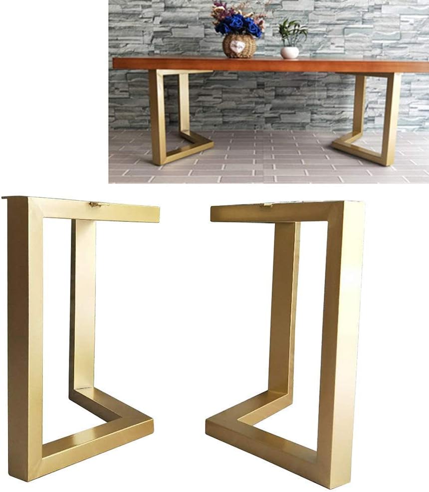 hrpay Table leg Metal Table Legs, V-shaped Leg, Coffee Table/Bench/Desk/Dining Table Legs, DIY Furniture Stands Customizable Set of 2 for Cabinet Cupboard Sofa Couch Chair