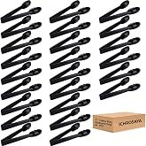 ICHROSAYA Plastic Serving Tongs Disposable Kitchen Tongs for Food Salad | 24 Pcs, 9 Inch Heavy Duty, BPA free, Perfect for Buffet, BBQ, Parties, Catering Supplies, Wedding, Banquet, Fruit, Ice