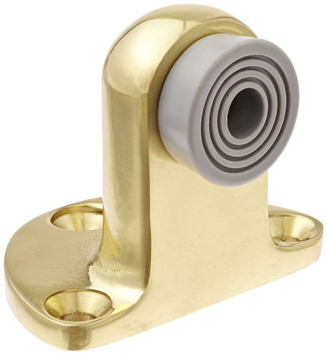 Rockwood 480H.3 Brass Door Stop, 12 x 11/4" FH WS Fastener