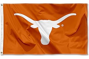 College Flags & Banners Co. Texas Longhorns UT University Large College Flag