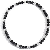 Xeyai Rhinestone Baseball Necklace for Men Women Boys,Inspired Baseball Beaded Necklace Unisex Bling Baseball Necklaces,Baseball Ice Necklace Sports Jewelry Gift Accessory