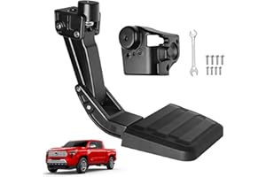 Rear Bed Step Compatible with Toyota Tacoma 2024-2026, Folding Tailgate Bedstep Truck Tailgate Step Retractable Bumper Pickup