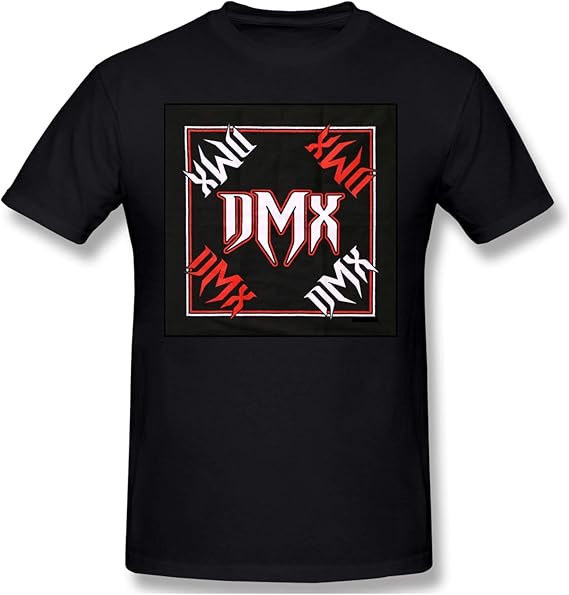 Amazon.com: Rapper Singer DMX T-Shirt Classic Logo Men's Short Sleeve Shirt: Clothing